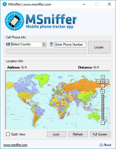 Cell Phone Tracker MSniffer